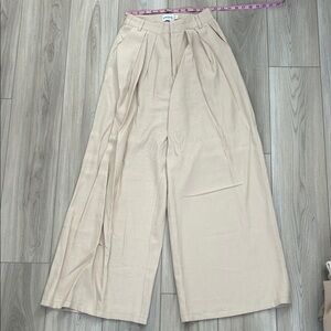 SNDYS | Wide Leg Khaki Trouser